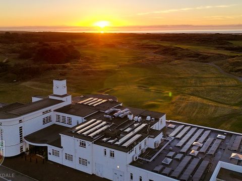 Solar panels at Royal Birkdale Golf Club