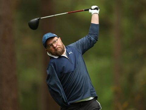 Rasmus Lia of Sweden disability golfer
