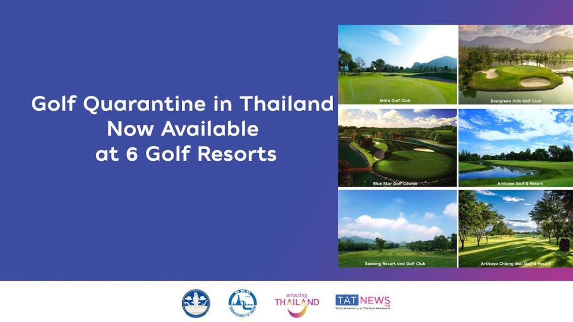 Golf quarantine in Thailand