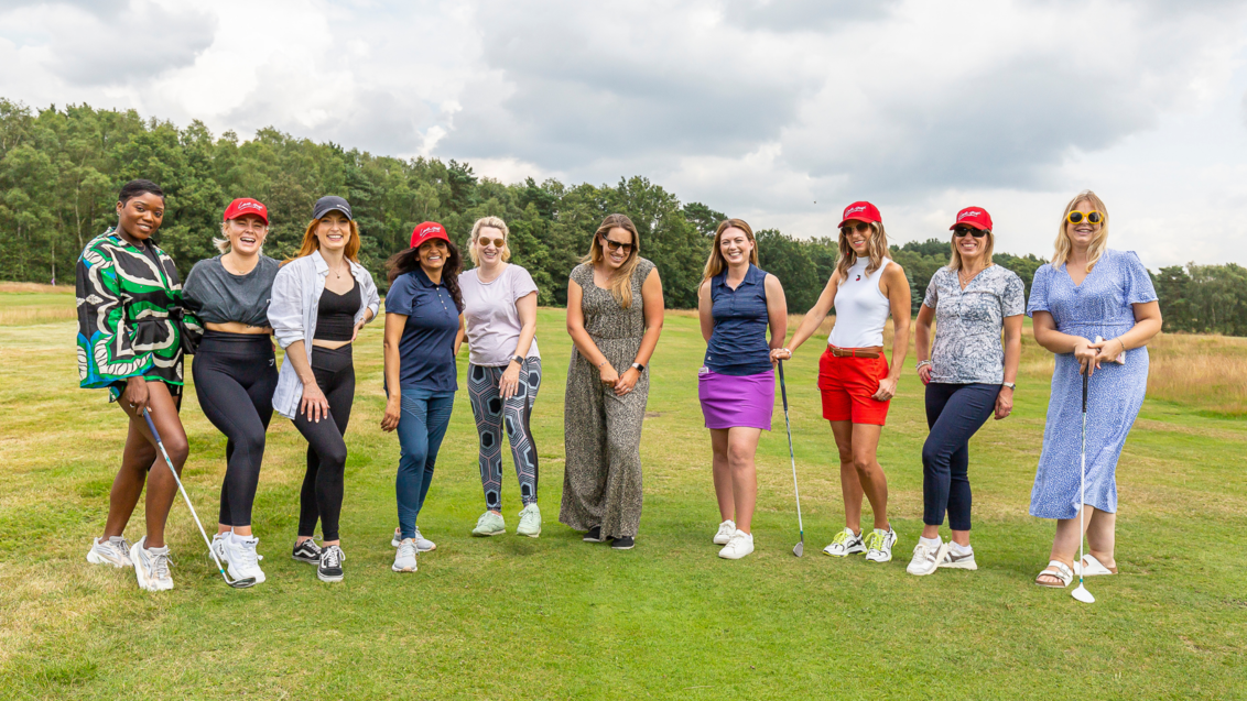 Influencer golf event at Walton Heath